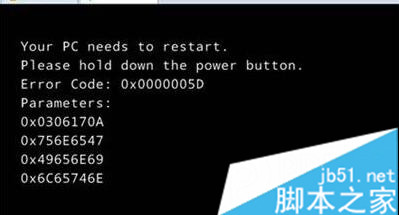 Win8系统安装过程中提示Error Code：0x0000005D错误的解决方法