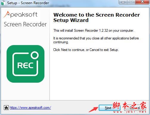Apeaksoft Screen Recorder(屏幕录像软件)安装及激活教程