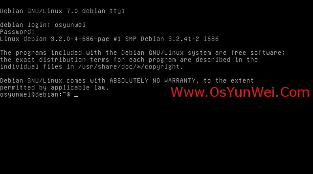 Debian 7.0.0 安装教程图解