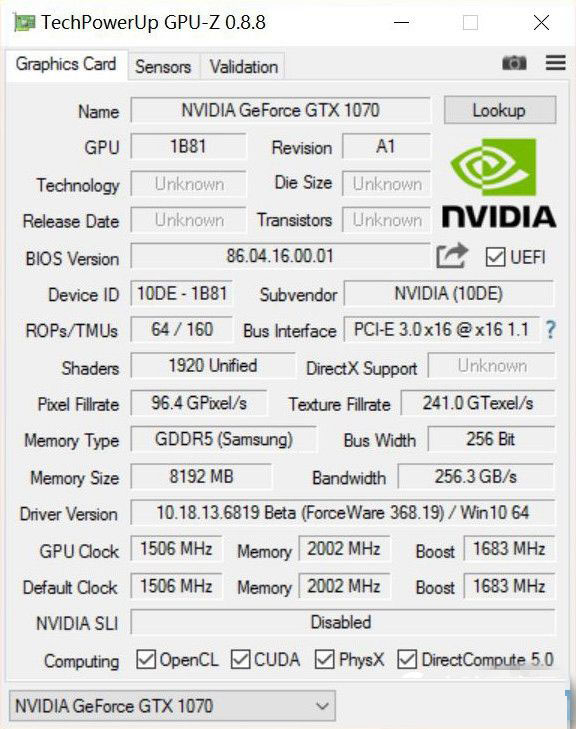 GTX1070怎么样 Nvidia GTX1070显卡首发评测全过程