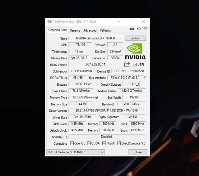 GTX1660Ti显卡性能好不好 搭载GTX1660Ti神舟战神Z7-CT7NA详细评测