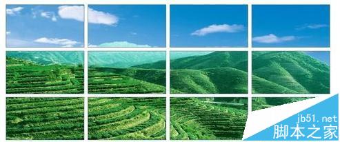 ppt2013怎么将图片裁剪成多个小图片?