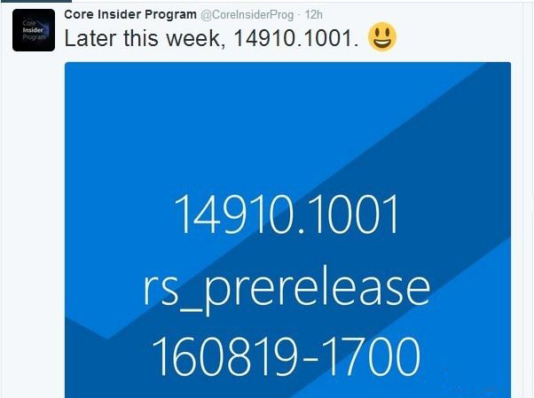 Win10 Mobile红石2预览版14905.1001本周晚些时候推送