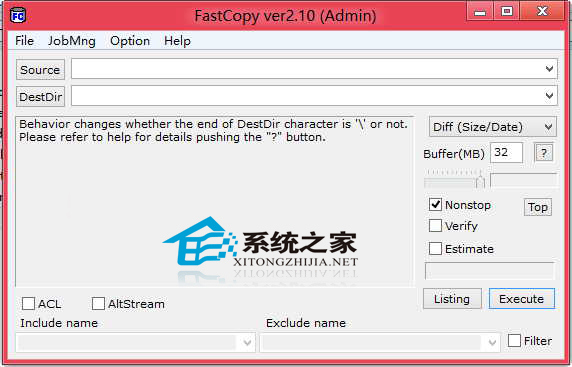 Win8用工具FastCopy极速复制大文件实现快速转移