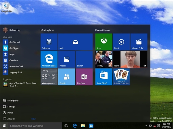 Win10 Build 10147批量截图：加入不少新图标