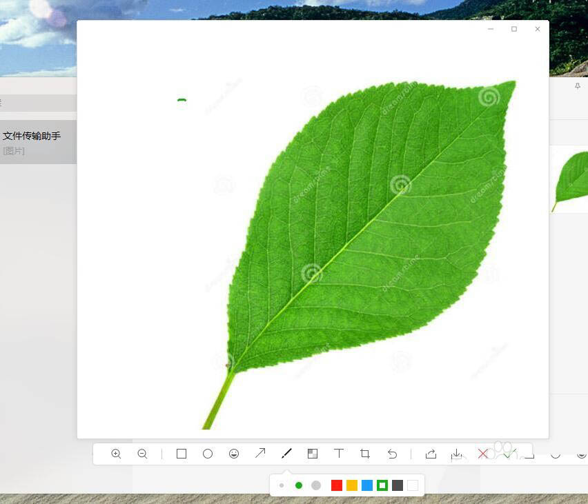 微信怎么发涂鸦给别人? 电脑微信给图片画图的技巧