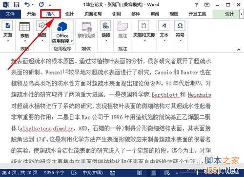 word2013如何从某一页开始插入页码?