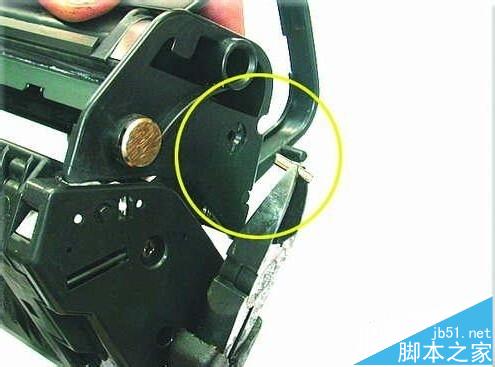 惠普HP 6L激光打印机硒鼓没粉了怎么灌粉?