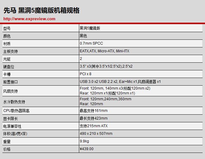 沉稳的静音选手 先马黑洞5魔镜版机箱详细图文评测