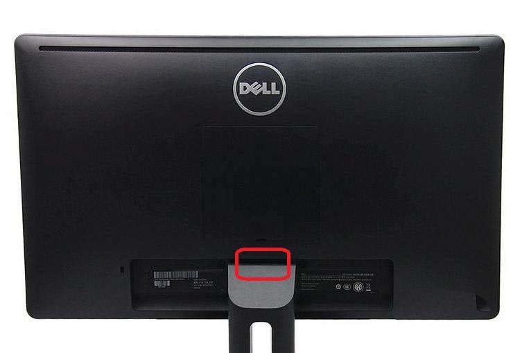 戴尔显示器怎么拆卸底座?