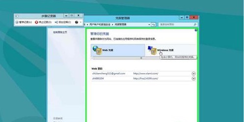 Win8如何管理自动登录的凭据具体该怎么操作