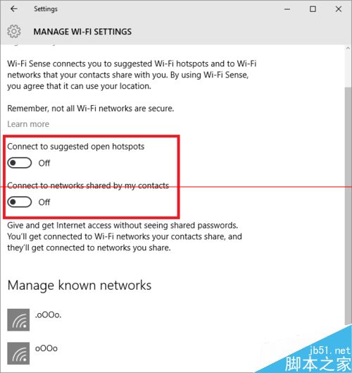 Win10中WiFi Sense透露隐私怎么关闭无线网络密码共享？