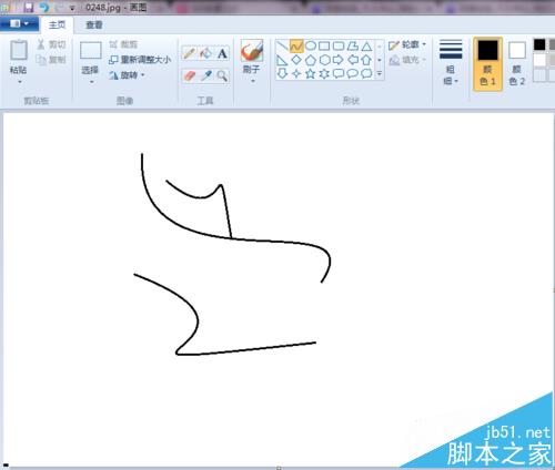 windows自带的画图工具怎么绘制图形?