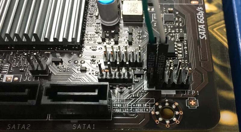 微星H110M PRO VD主板机箱开关跳线接法