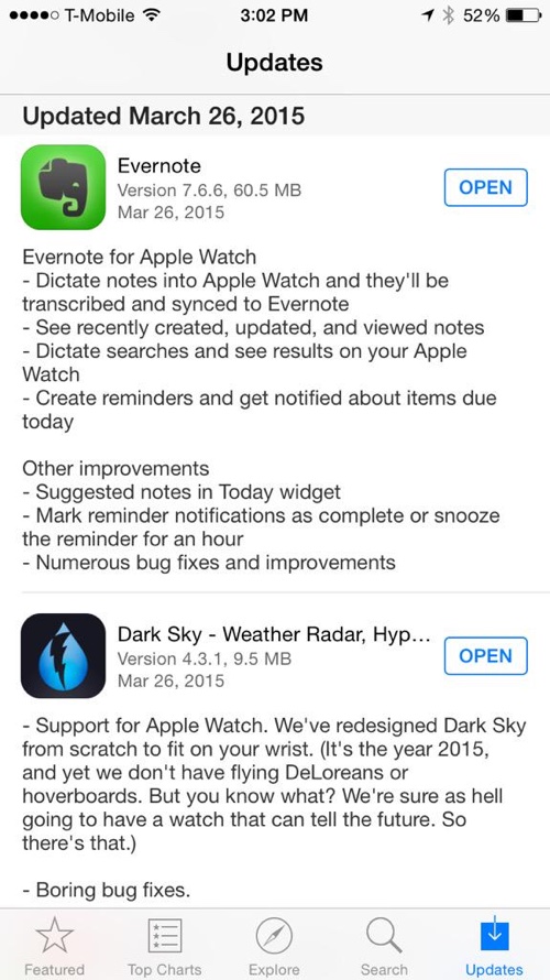 [下载]Apple Watch应用上架：支持微信、支付宝等