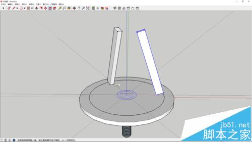 sketchup怎么绘制一个很有创意的桌椅模型?