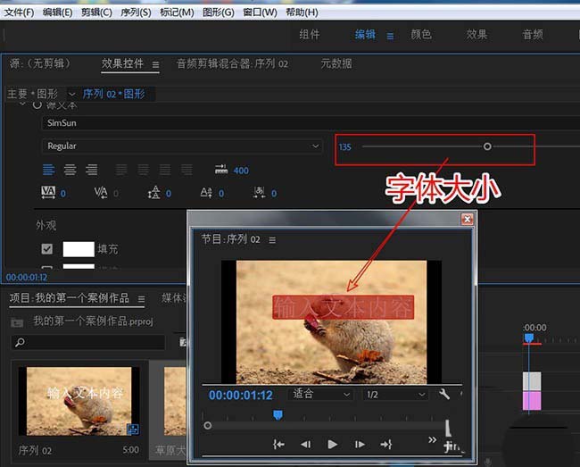 premiere怎么创建文本图层?