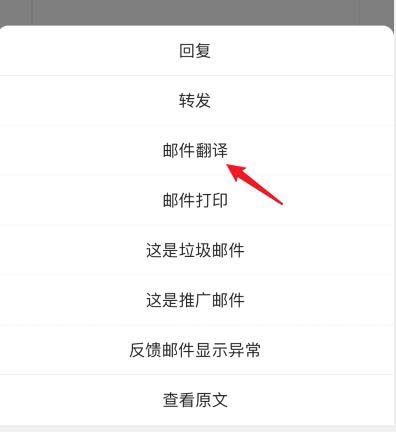 网易邮箱大师如何翻译邮件?