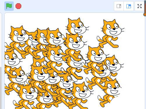 scratch3.0怎么克隆并删除克隆体?