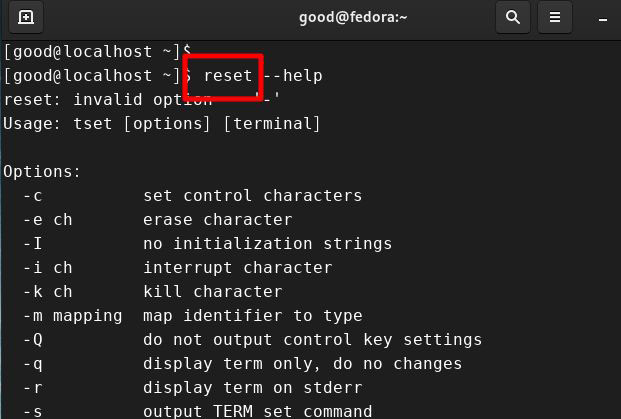 Linux怎么清屏? Fedora终端复位清屏的两种方法