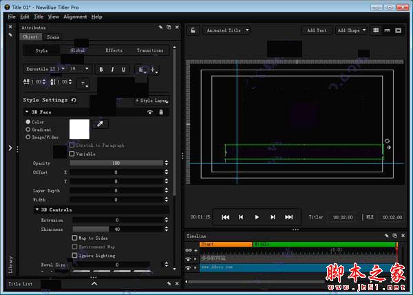 newbluefx titler pro 6 Ultimate旗舰版一键破解安装图文教程(附下载)