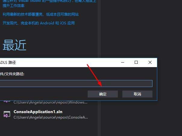VS2017怎么使用ADLS路径?