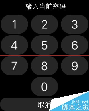 苹果Apple Watch手表怎么修改默认置解锁密码？
