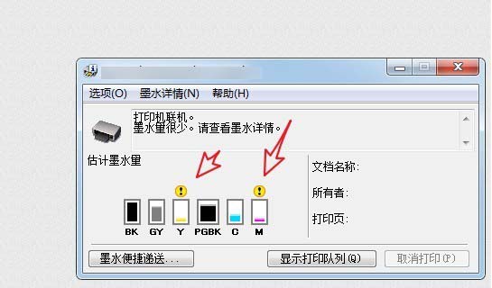 佳能彩色打印机墨水量怎么查看? 打印机查看墨水量的教程