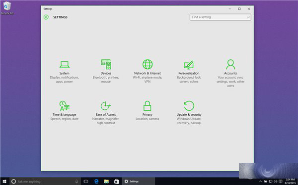 Win10预览版10525安装运行  标题栏更加美丽