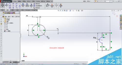 solidworks怎能使用旋转实体绘制汽车方向盘?