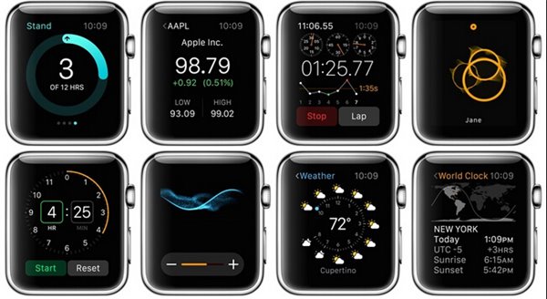 苹果智能手表Apple Watch所有表盘风格及款式应用图赏