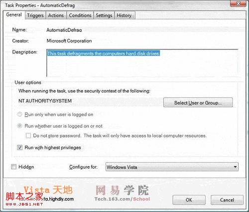 Windows Vista系统中的任务计划管理介绍