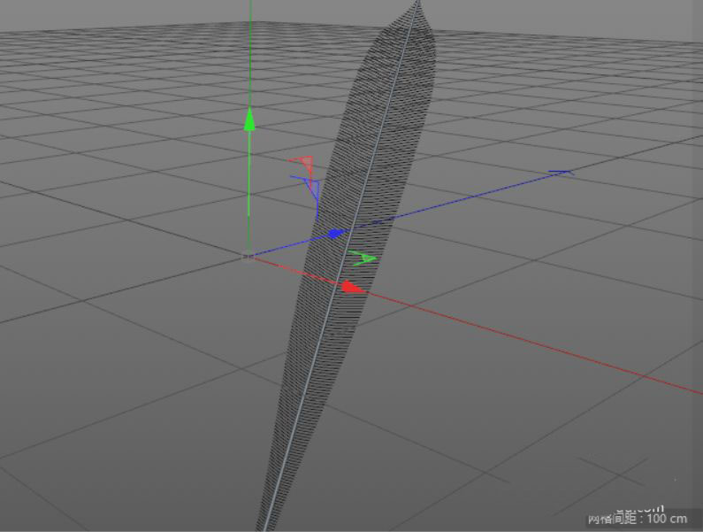 C4D怎么制作对称的羽毛? c4d羽毛的建模方法
