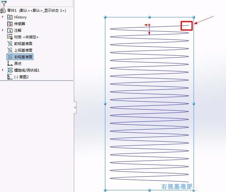 solidworks怎么绘制锥形的弹簧模型?