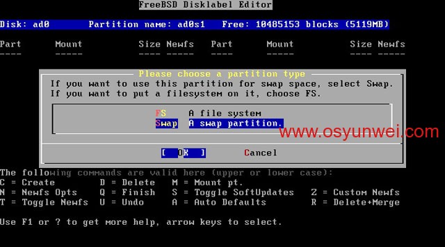 FreeBSD 8.2 安装教程图文详解