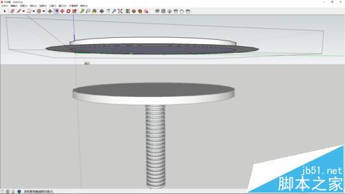 sketchup怎么绘制一个很有创意的桌椅模型?