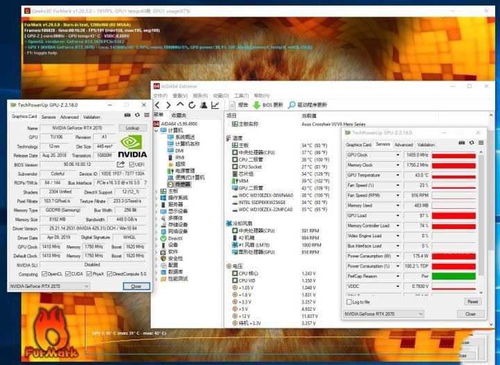 七彩虹iGame RTX2070水冷显卡图解评测