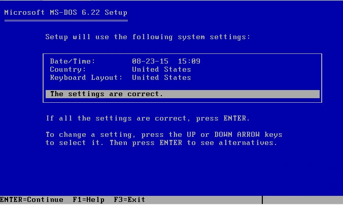 VMware 虚拟机 安装 DOS6.22（二）系统安装篇
