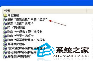 WinXP系统控制面板中的显示功能如何禁止使用