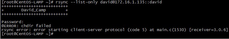 CentOS6中rsync服务器的安装与配置