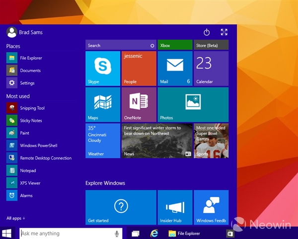 win10最新预览版海量图赏：很稳定 值得升级