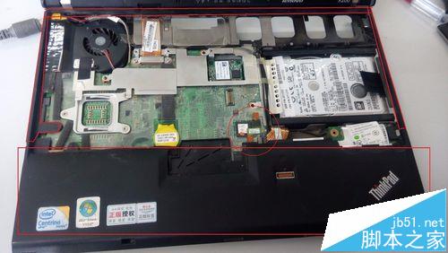 thinkpad X200笔记本开机Fan Error怎么拆机给风扇清灰?