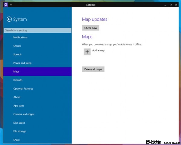 Win10 Build 9888使用离线地图功能在离线的情况下使用地图