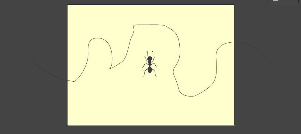 Animate怎么制作蚂蚁爬过的动画? Animate蚂蚁爬行动画的做法