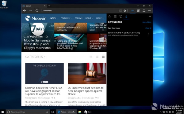 Windows 10 Build 10154上手操作截图欣赏