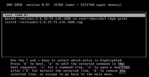 CentOS 6误删除的boot分区该如何还原恢复