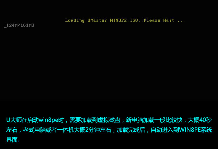 u盘装win8系统教程图解：使用u大师U盘安装win8系统教程