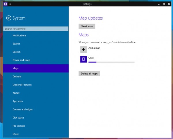 Win10 Build 9888怎么使用离线地图功能