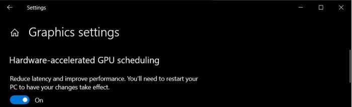如何启用Win10硬件加速GPU调度功能？